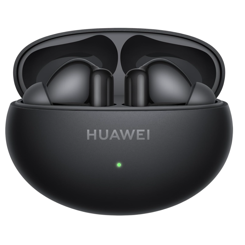 HUAWEI FreeBuds 6i, Intelligent Active Noise Cancellation 3.0, Powerful Bass, Fast Charging, Up to 35 Hours Battery Life, Bluetooth 5.3, Distraction-Free Calling, Dual Device Connection (Black)